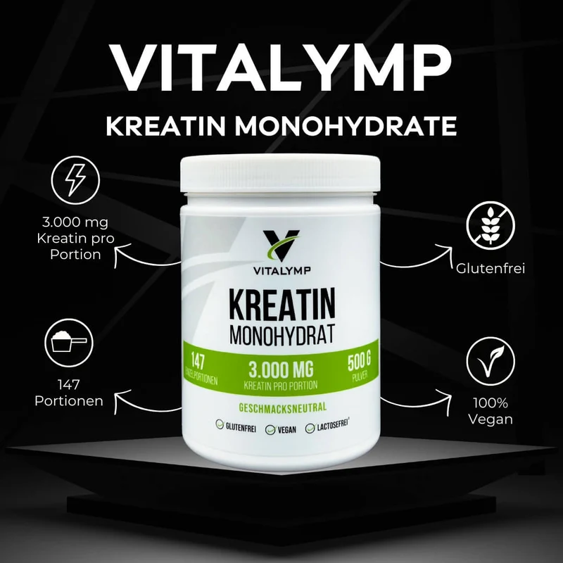 Vitalymp Kreatin Monohydrat (500g)