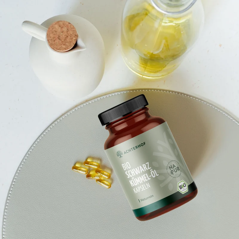 Bio Schwarzkümmel-Öl Kapseln (220 Kapseln)