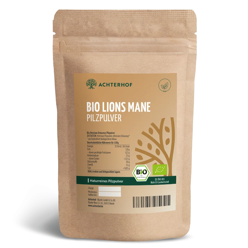 Bio Lions Mane Pilzpulver (250g)