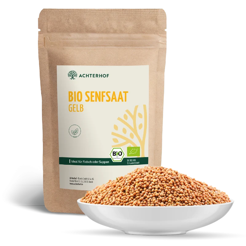 Senfsaat gelb ganz Bio (250g)