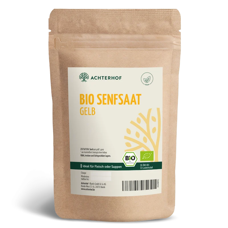 Senfsaat gelb ganz Bio (500g)