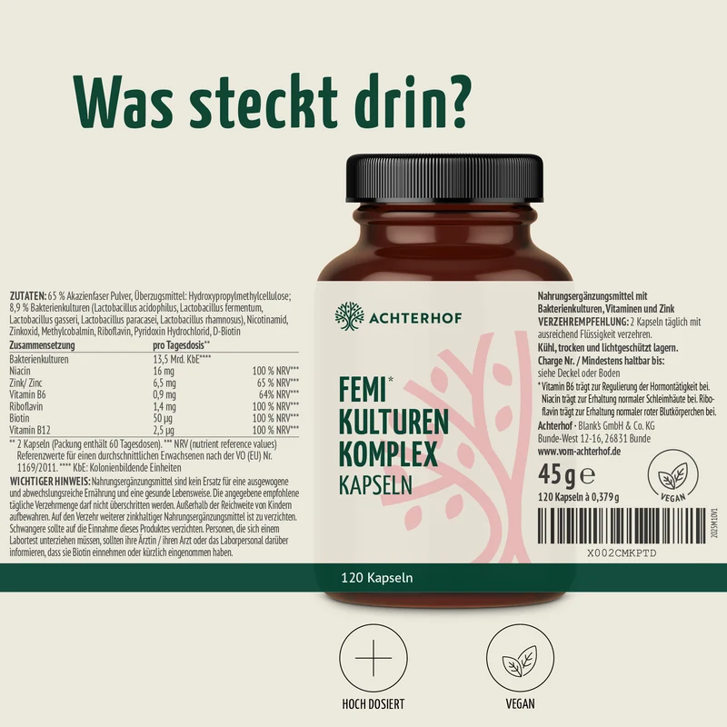 Femi Kulturen Komplex (120 Kapseln)