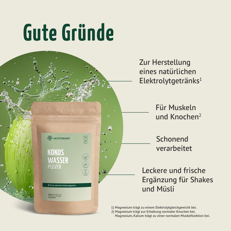 Kokoswasser Pulver (1000g)
