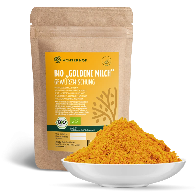 Goldene Milch Gewürzmischung Bio (1000g)