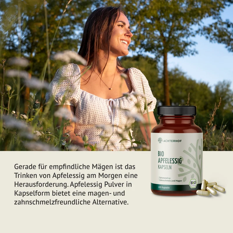 Bio Apfelessig Kapseln (180 Kapseln)