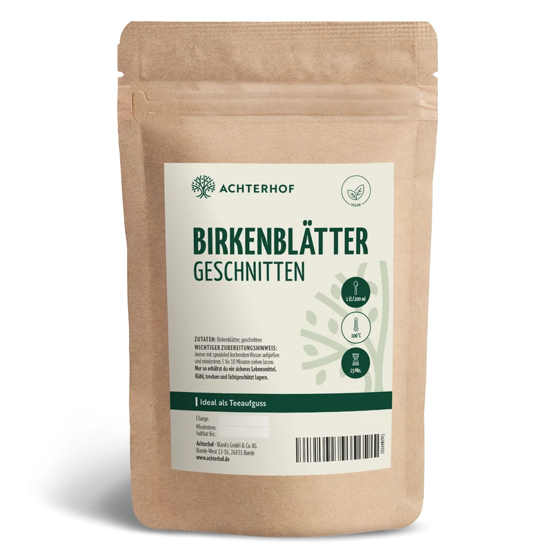 Birkenblätter geschnitten (250g)