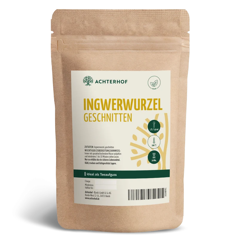 Ingwerwurzel geschnitten (500g)