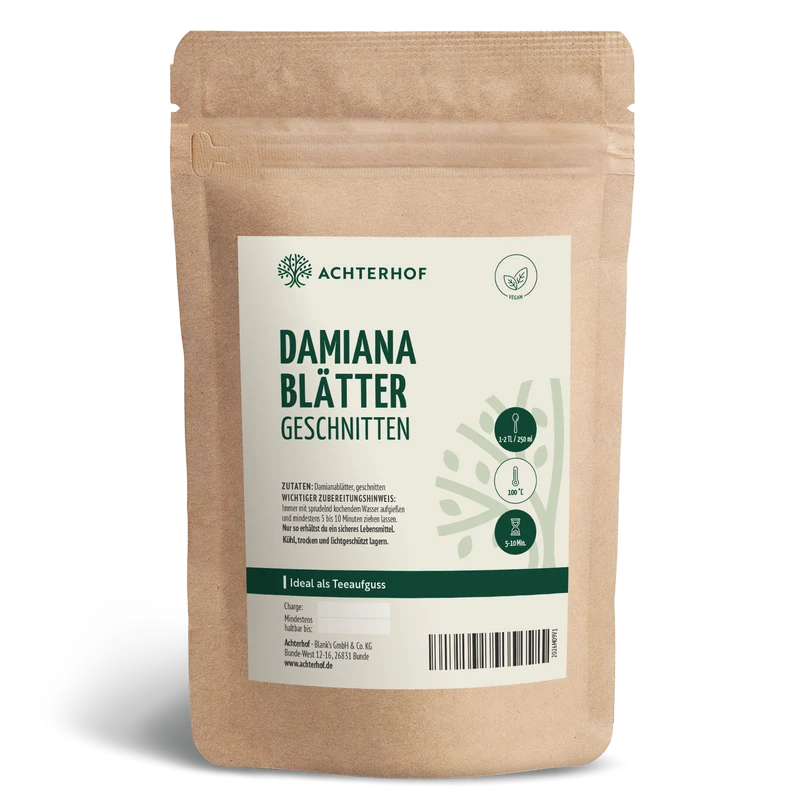 Damianablätter geschnitten (500g)