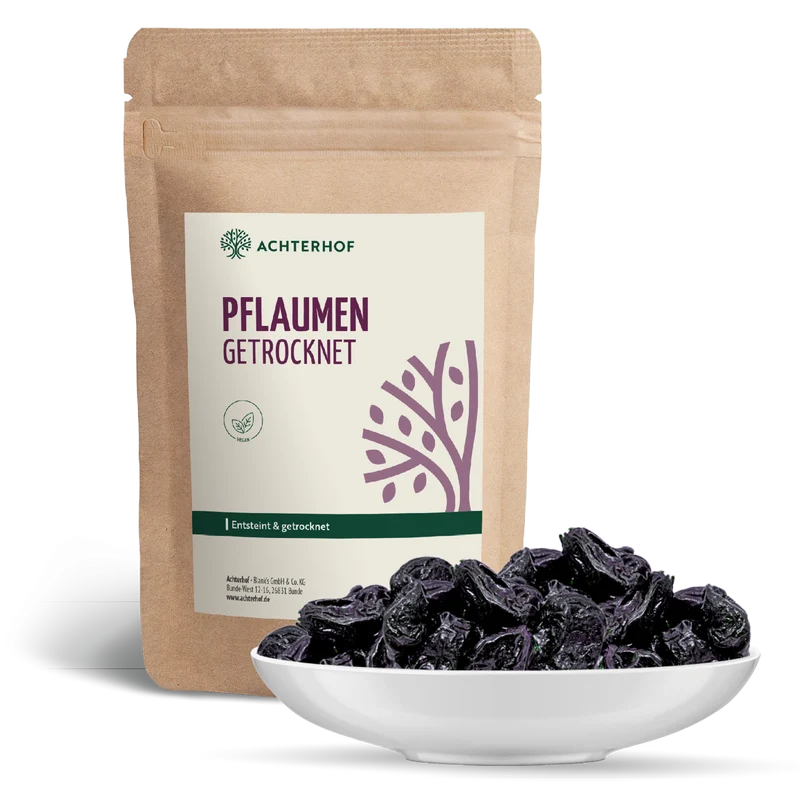 Pflaumen entsteint & getrocknet (500g)