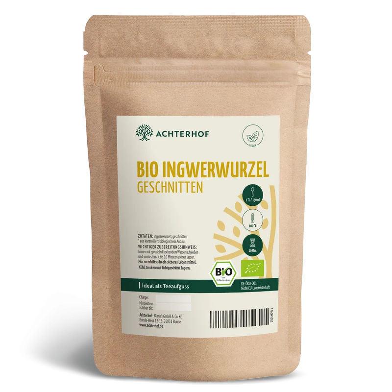 Ingwerwurzel geschnitten Bio (250g)