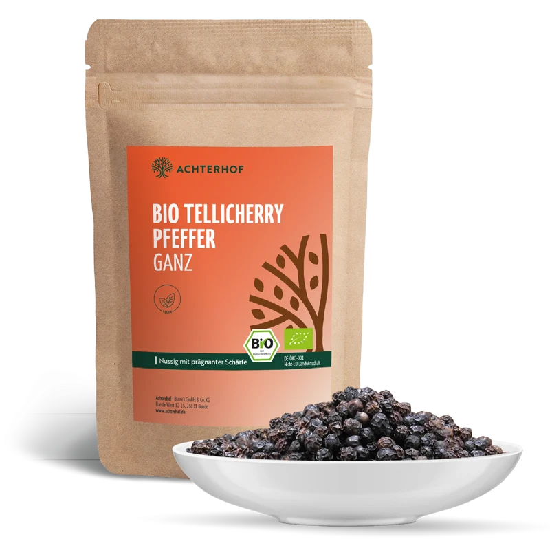 Tellicherry Pfeffer ganz Bio (100g)