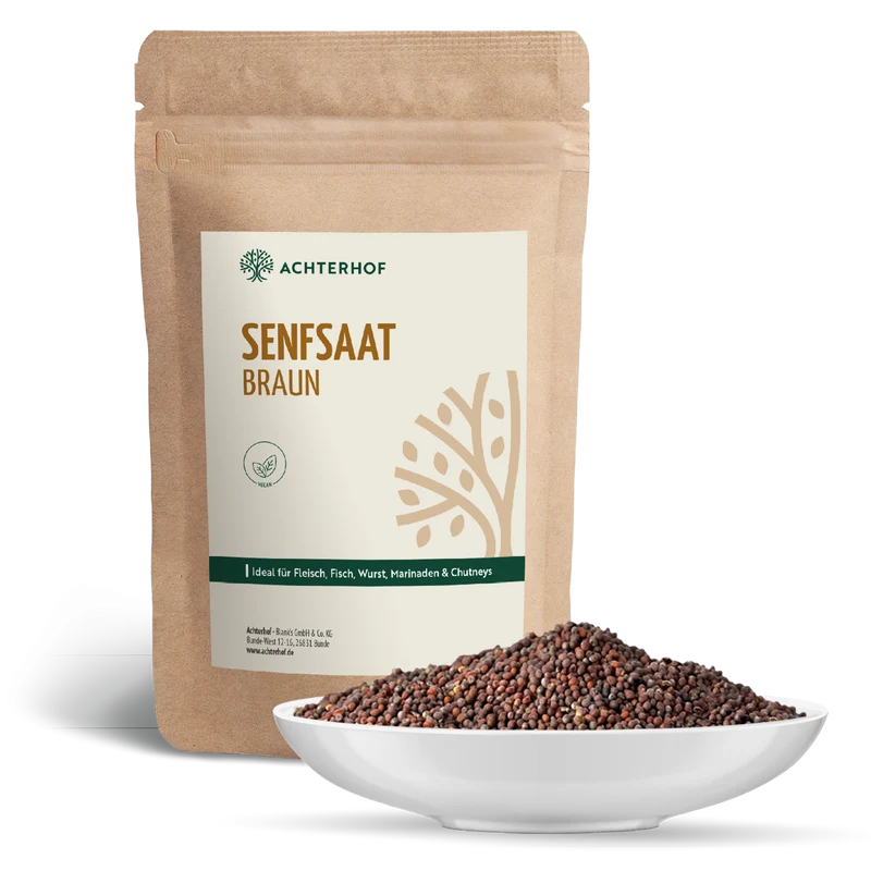 Senfsaat braun ganz (1000g)