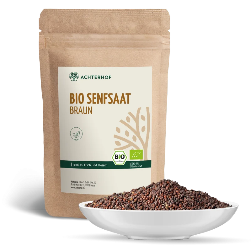 Senfsaat braun ganz Bio (500g)