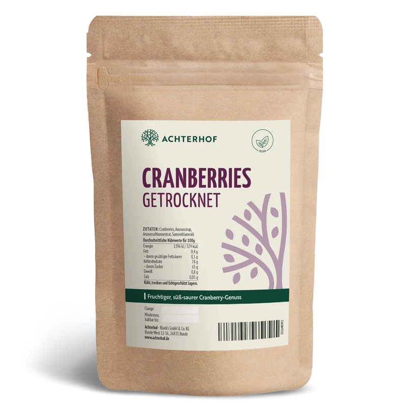 Cranberries getrocknet & gesüßt (250g)