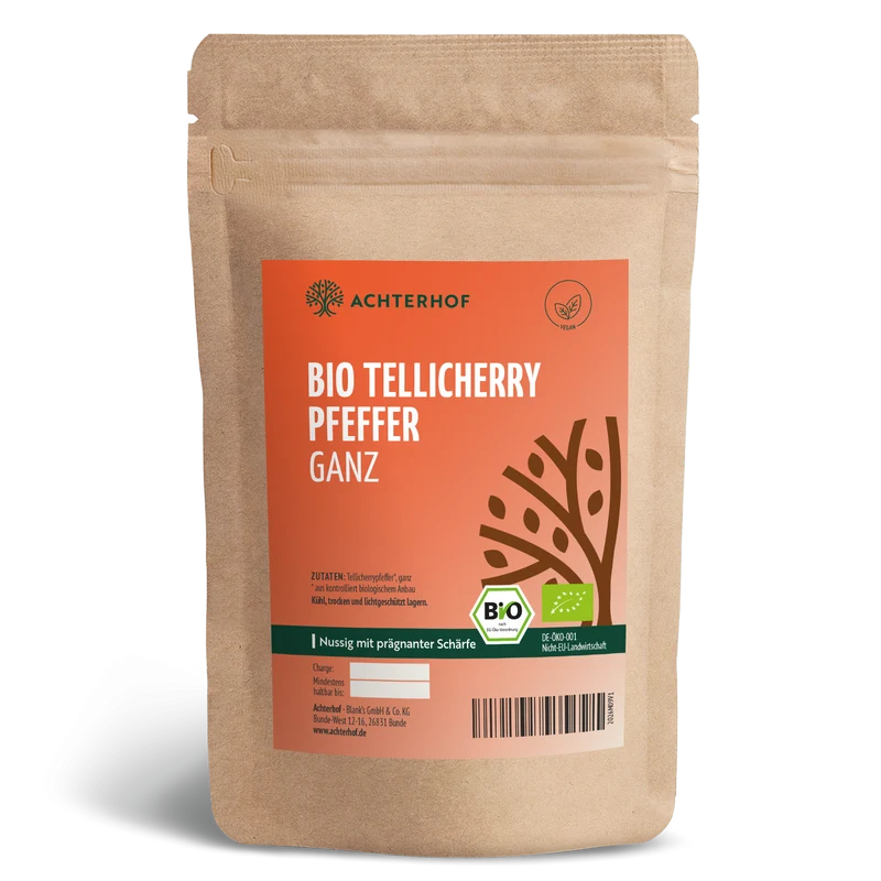 Tellicherry Pfeffer ganz Bio (250g)
