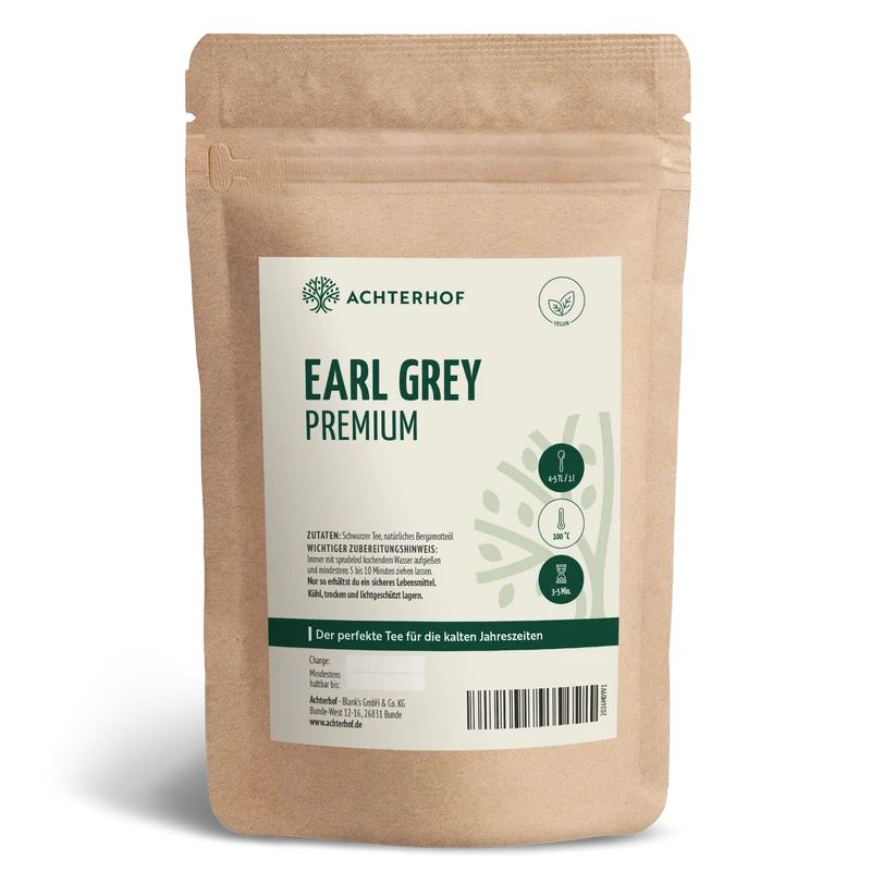 Schwarzer Tee Earl Grey Premium (250g)
