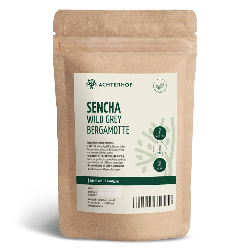 Grüner Tee Sencha Wild Grey Bergamotte (250g)