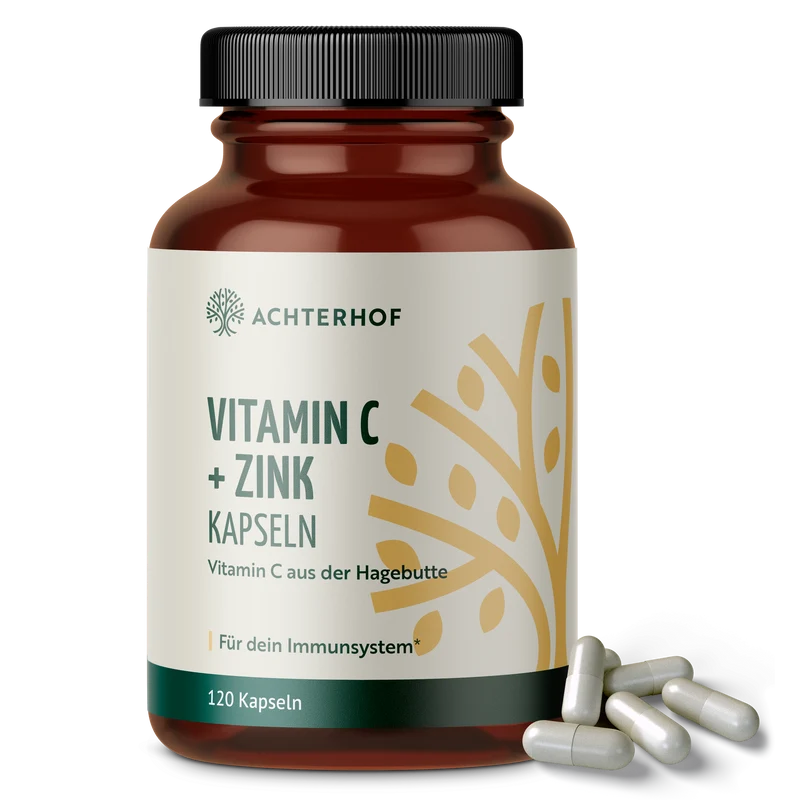 Vitamin C + Zink Kapseln (120 Kapseln)