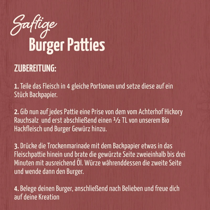 Burger Gewürzzubereitung Bio (100g)