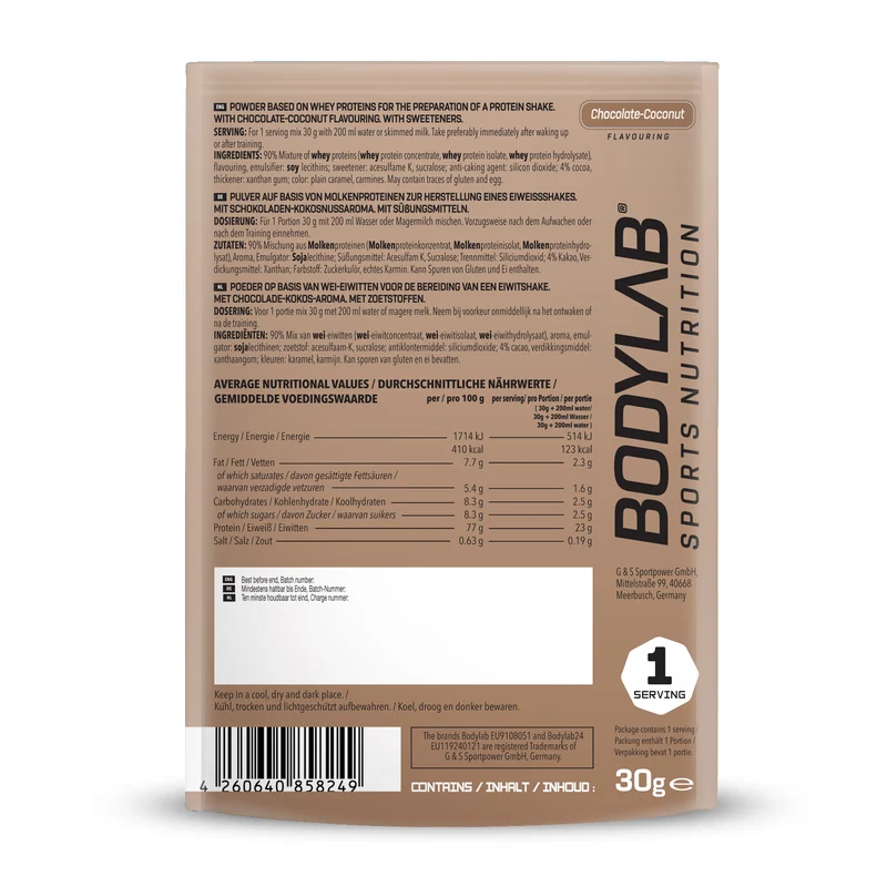 Whey Protein Probierbox 2 (8 Proben je 30g)