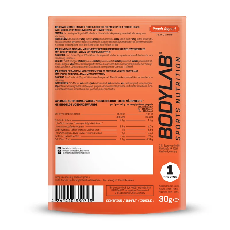 Whey Protein Probierbox 2 (8 Proben je 30g)