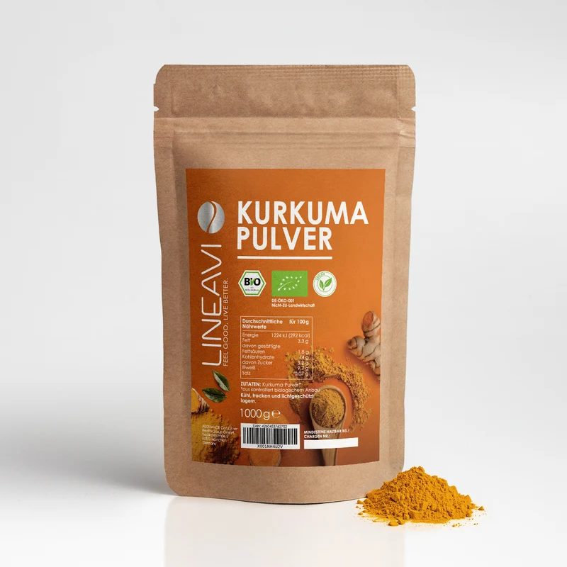 Bio Kurkumapulver (1000g)