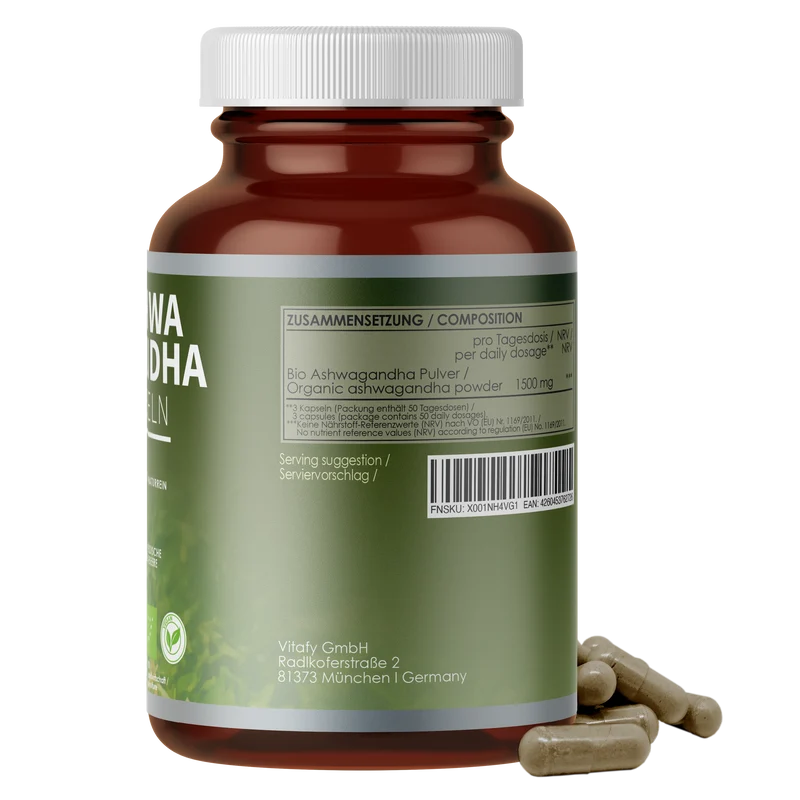 Bio Ashwagandha Kapseln (150 Kapseln)