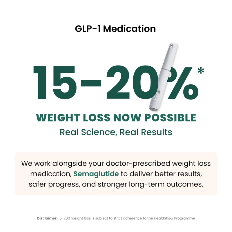 HealthifyRx GLP-1 Weight Loss Programme: Medication + Coaching
