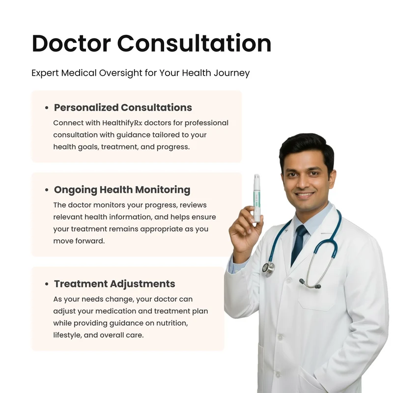 HealthifyRx GLP-1 Weight Loss Programme: Medication + Coaching