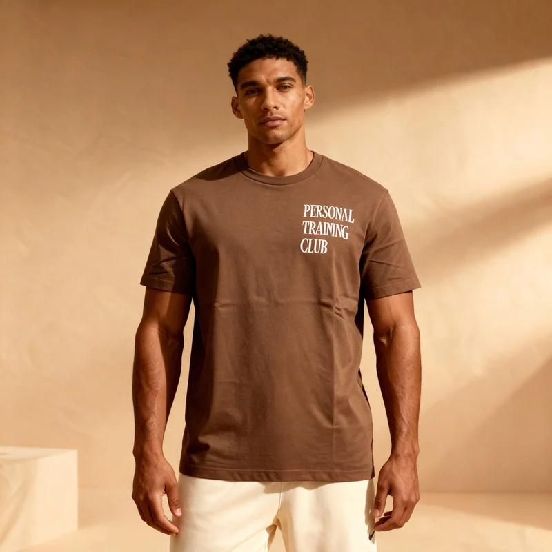 T-Shirt - Personal Training Club - Braun