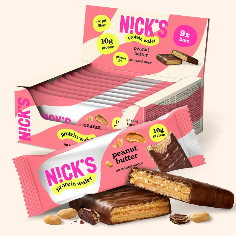 Proteinwaffel Erdnussbutter