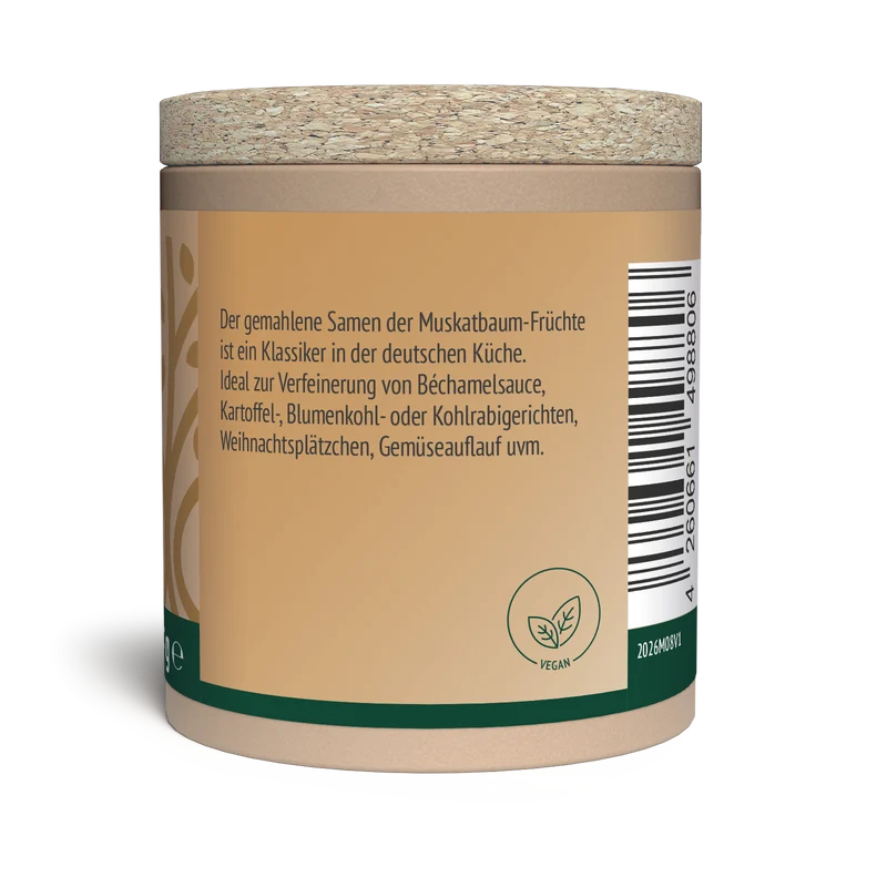 Muskatnuss gemahlen Bio (35g)