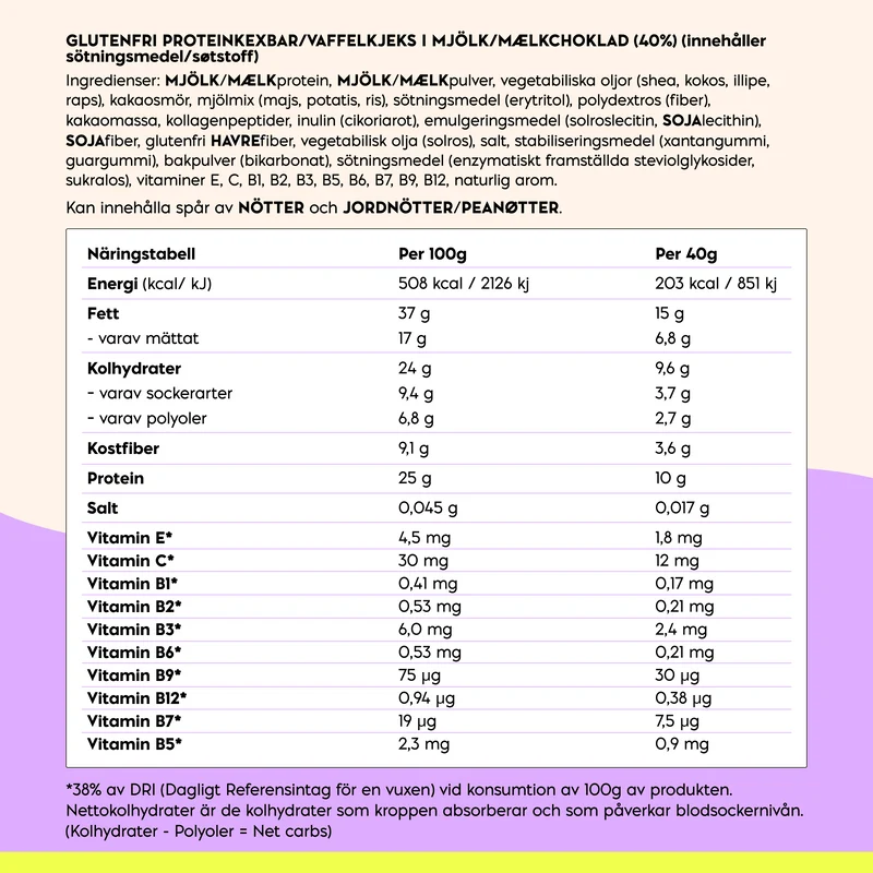 Proteinwaffel Vanille