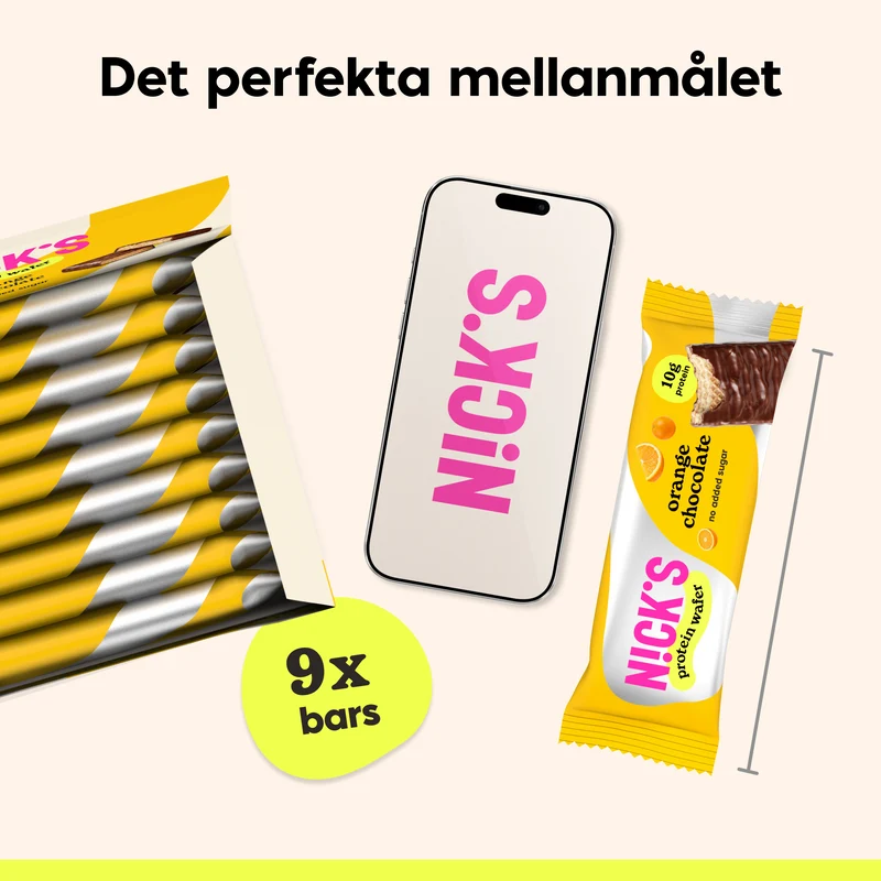 Proteinwaffel Orange