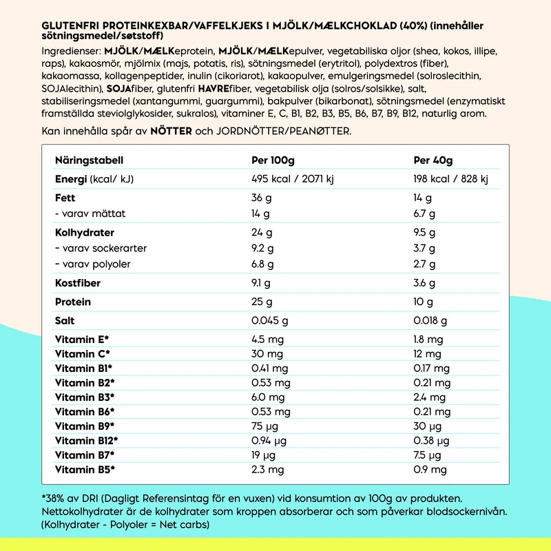 Proteinwaffel Schokolade