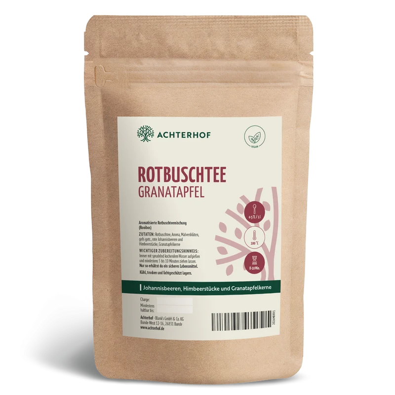 Rotbuschtee Granatapfel (100g)