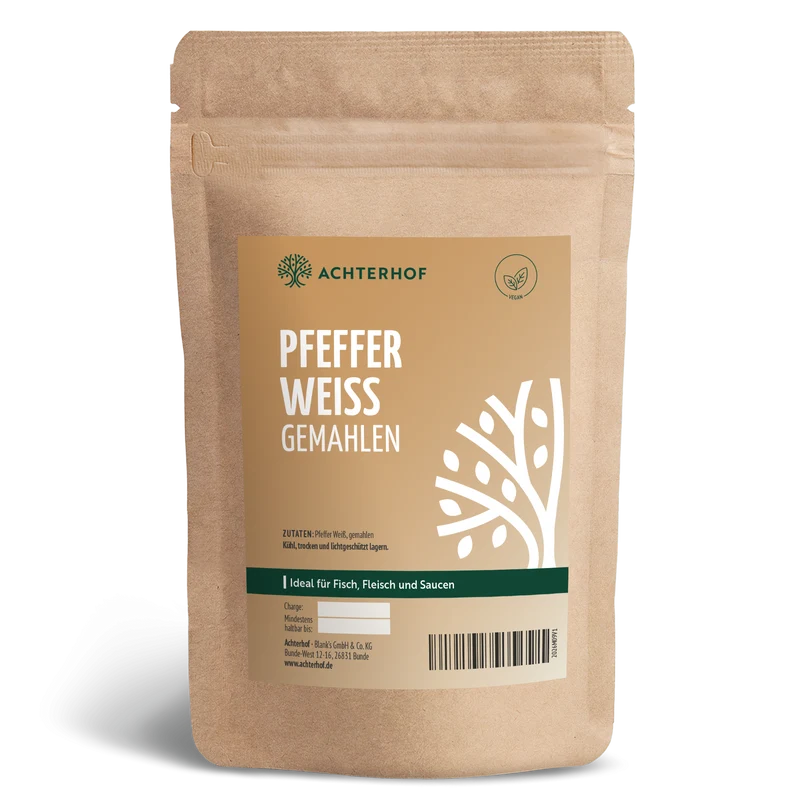 Pfeffer weiß gemahlen (100g)