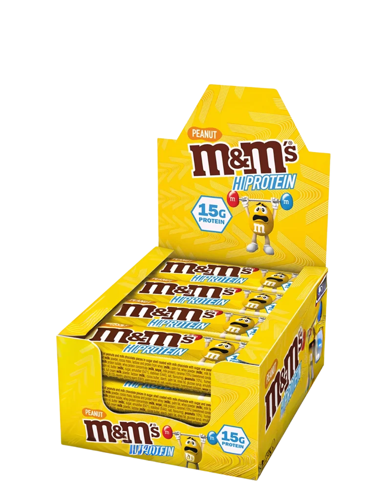 M & Ms Protein Peanut Bar