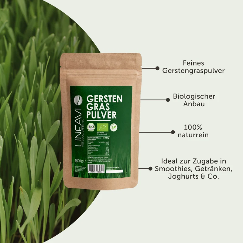 Bio Gerstengraspulver (250g)