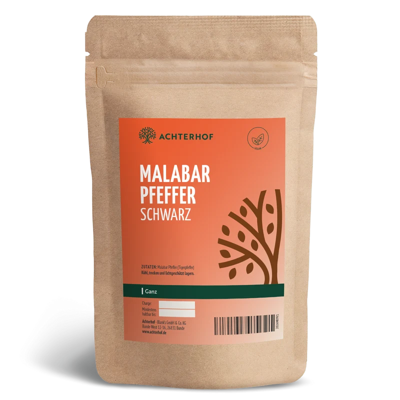 Malabar Pfeffer schwarz ganz (250g)