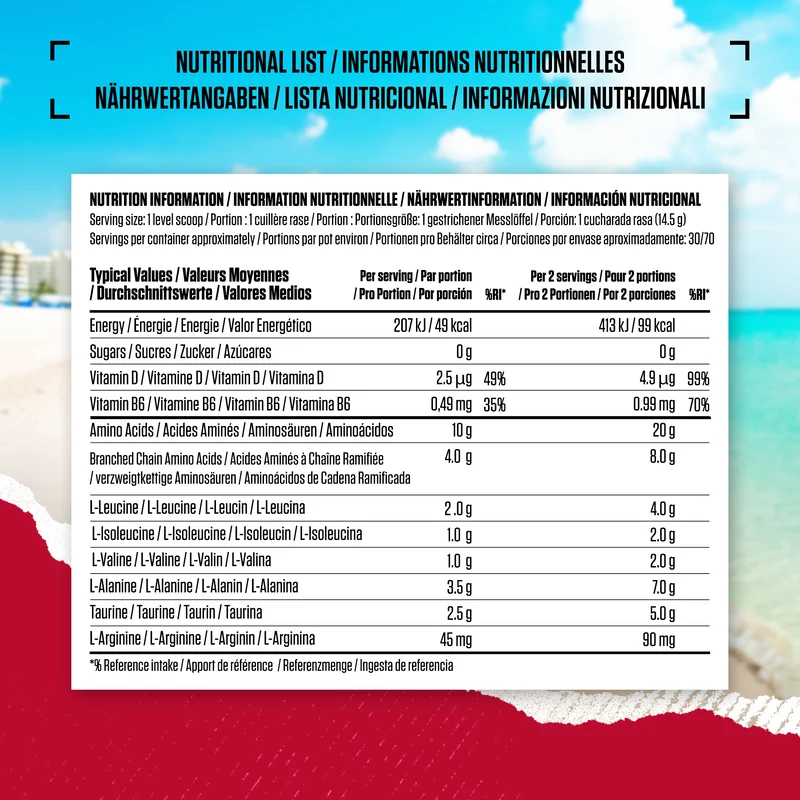 Amino X Aminosäuren BCAA (1000g)