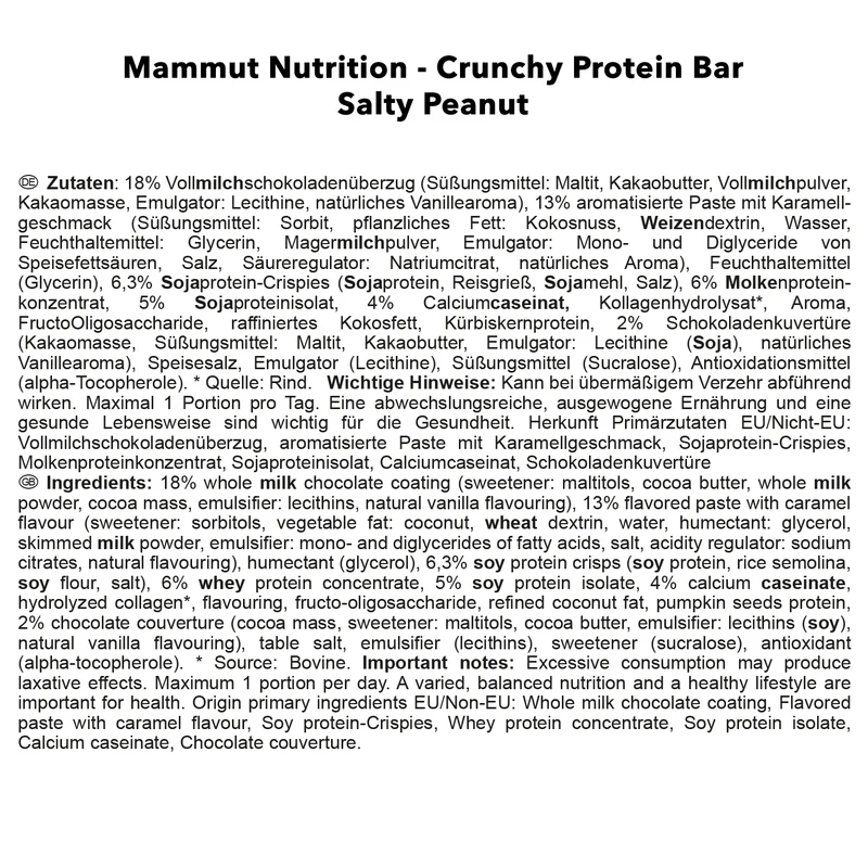 Crunchy Protein Bar (12x45g)