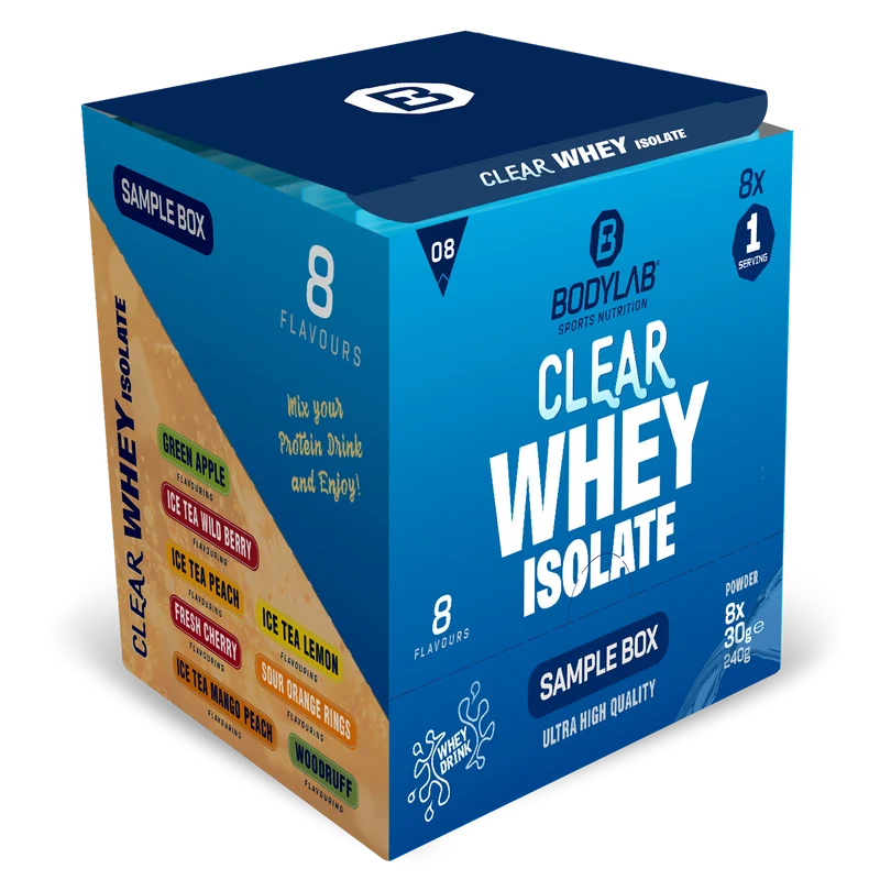 Clear Whey Isolate Probierbox (8 Proben je 30g)