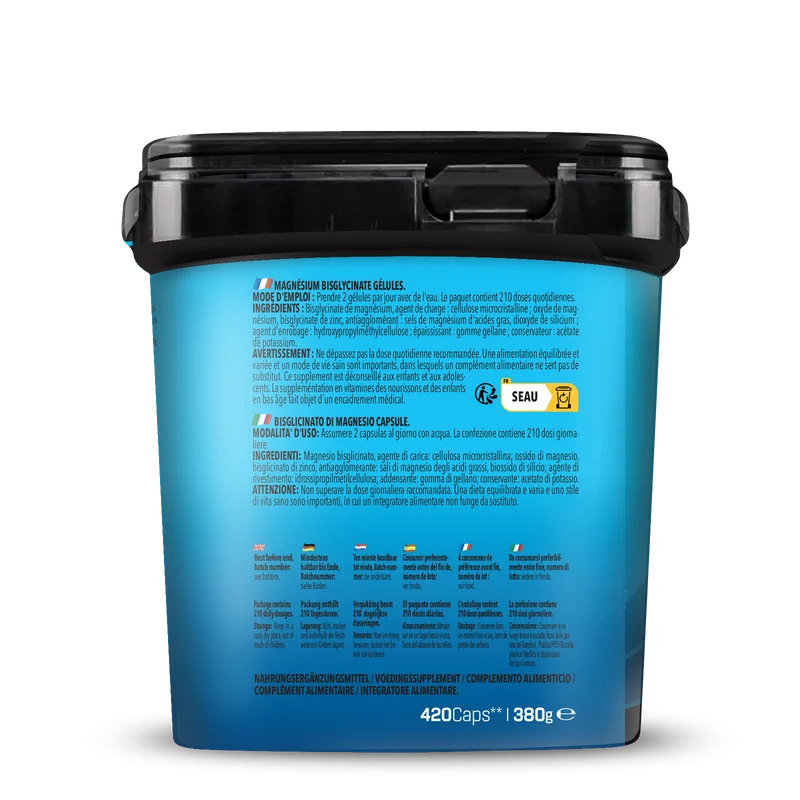 BIG PACK Magnesium Bisglycinate (420 Kapseln)