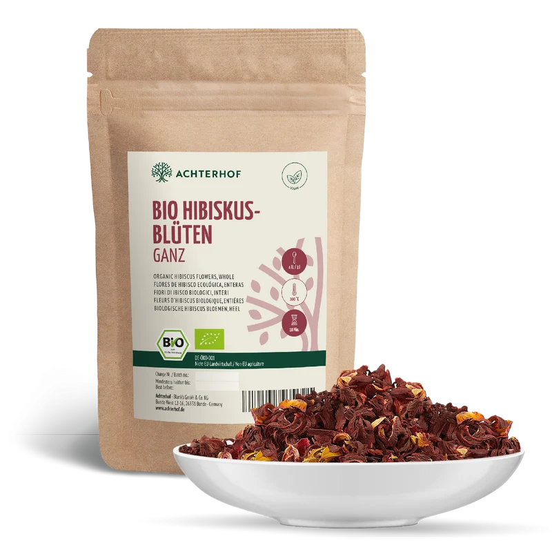 Bio Hibiskusblüten ganz (500g)