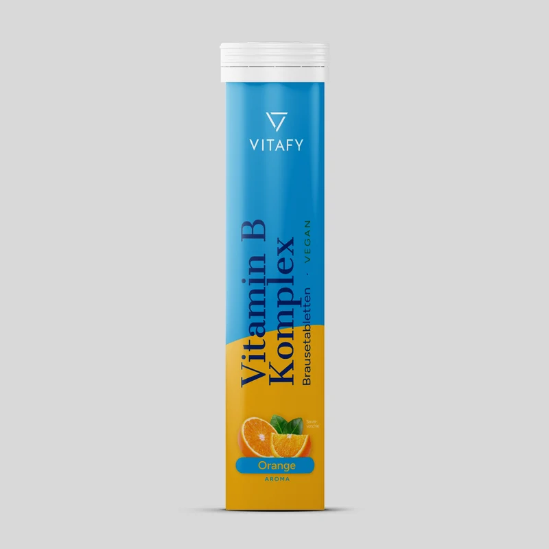 Vitamin B Komplex - Orange (20 Brausetabletten) - 6er Pack