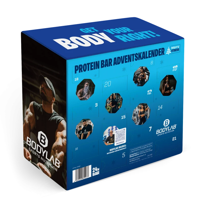 Unser Bodylab Riegel Adventskalender im Doppelpack