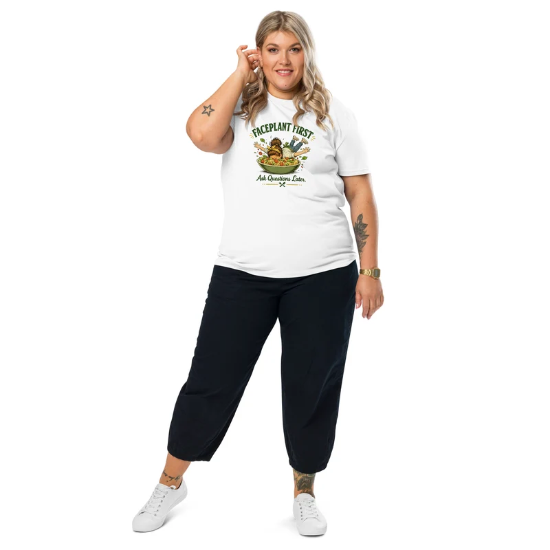Faceplant First, Ask Questions Later | Unisex Organic Cotton Creator 2.0 T-Shirt
