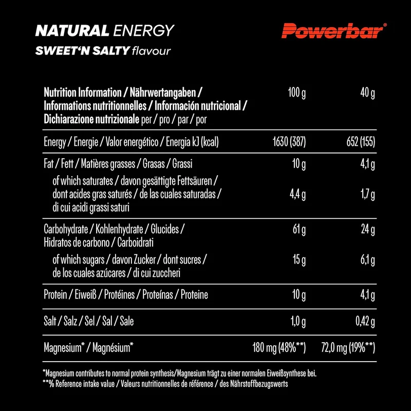 Natural Energy Cereal Bar (18x40g)