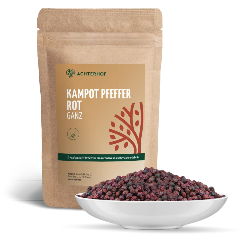 Kampot Pfeffer rot ganz (50g)